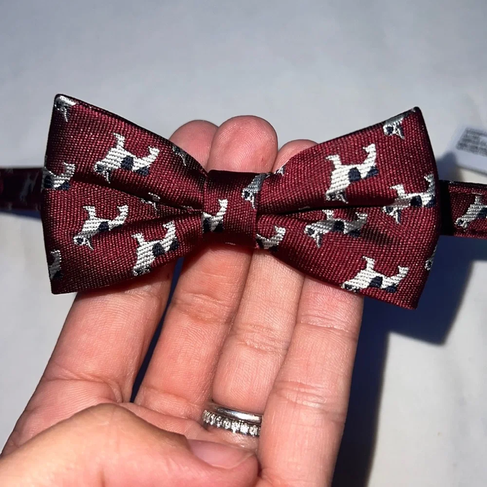 Janie and Jack Frenchie Bulldog Bowtie, 0-24M - NWT
